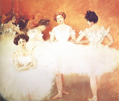Ramon Casas Ballet Corps (nn02) oil painting image